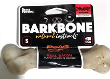 Pet Qwerks BarkBone Hundeknochen Aus Nylon – Extra Stabil Für Starke Kauer, Mit Speck-Geschmack, 19,7 Cm