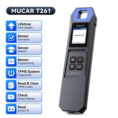 MUCAR T261 TPMS Programmiergerät Sensor neu anlernen aktivieren für 892BT 689BT