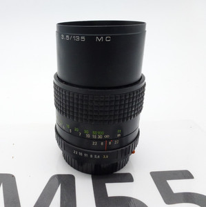 Carl Zeiss Jena 3.5/135mm Prakticar MC Telephoto PB (Bayonet) Mount Lens refm