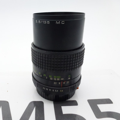Carl Zeiss Jena 3,5/135mm Prakticar MC Tele PB (Bayonet) Mount Objektiv refm