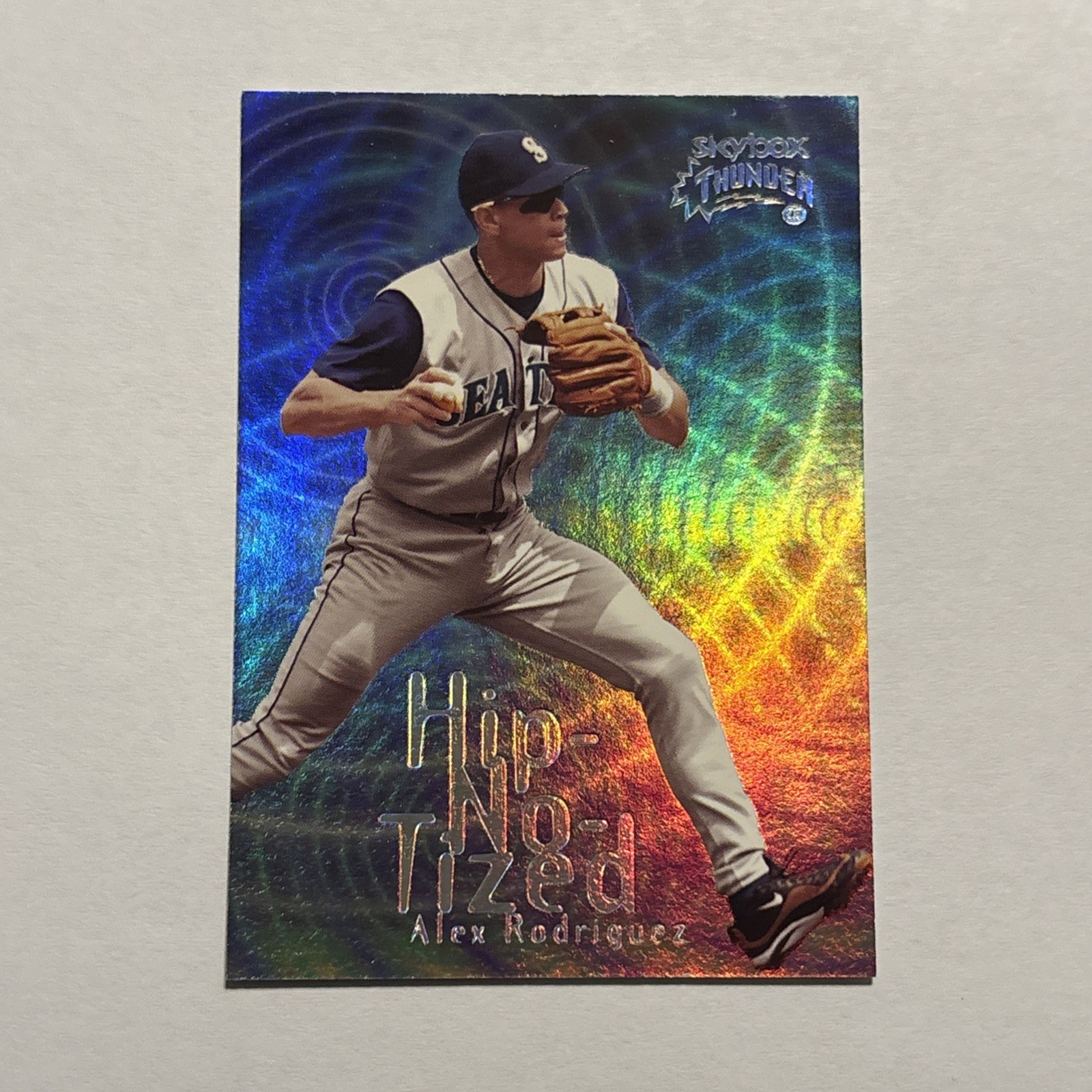 Alex Rodriguez 1999 SkyBox Thunder Hip-No-Tized Insert Card #11 Seattle Mariners