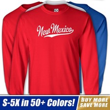 Camiseta de manga larga New México Jersey | Camiseta de uniforme de fanático del equipo deportivo con guión