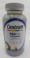 Centrum MultiGummies for Men 50 Plus Vitamin Gummies 140 Count Fruit Flavored