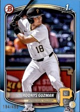 2025 Bowman Draft #BD-126 Adonys Guzman Sky Blue Border #/499