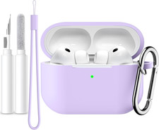 for Airpods Pro 3 Case with Cleaner Kit, Soft Silicone Cute Cover with Keychain