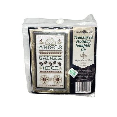 Mill Hill Treasured Holiday Sampler Kit AIDA - Angels Gather Here MHTS8 NEW