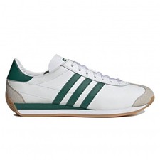 adidas Originals COUNTRY OG Men's Trainers WHITE/GREEN Size UK 4 BNIB 