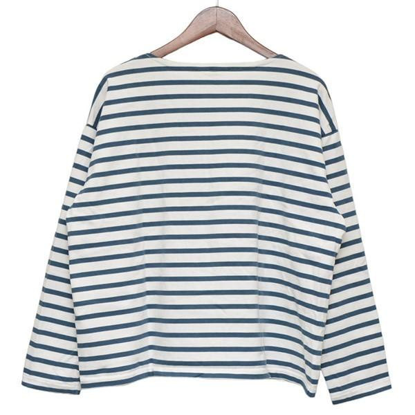 Auralee Iena Basque Shirt Border Long Sleeve T-Shirt Auralee Iena Basque Shirt Border Long Sleeve T-Shirt