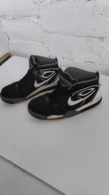 Nike Air Flight Falcon Black White Basketball Shoes Sneakers Men's 8.5
