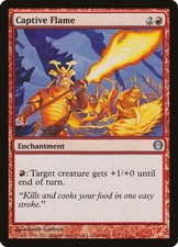 Captive Flame #68 *Normal* (LP) - Duel Decks: Knights vs. Dragons MTG