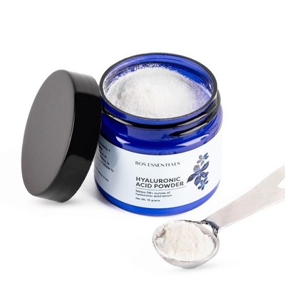 Pure Hyaluronic Acid Powder   100% Natural, Vegan, U.S.-Made, Makes 50+ oz DI...