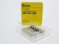 229735 New In Box; Bussmann GDB-2.5A Box-5 Fast Acting Glass Fuses 2.5A; 250VAC