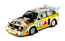 AUDI QUATTRO S1 E2 TEAM AUDI  N 4  1000 LAKES 1985  BLOMQVIST IXO 18RMC161A 1:18
