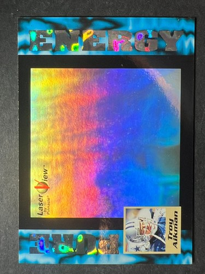 #ad 1996 Pinnacle Laser View Troy Aikman #28 50% off 5 or more under $5 $4.00