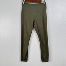 Zyia Active Green Leaf Print Leggings Size 6/8