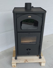 Wood Burning Stove PRITY FGR D Retro 14.5kW | Solid Fuel Cooker with Oven EEK A