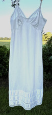 Vintage Sears Size 34 Small Full Slip Longer Length Nice Condition Laundered