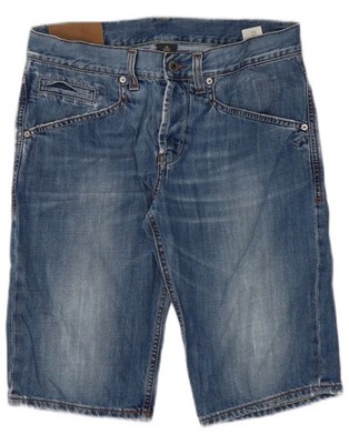 Dondup Mens Denim Shorts W32 Medium Blue Cotton ZH05