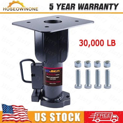 17'' 30000 LB Heavy Duty Fifth 5th Wheel to Gooseneck Adapter Hitch For Camper RV