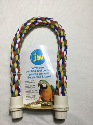 JW Booda Comfy Rope Perch for Birds, Large Size 28'' - NEW