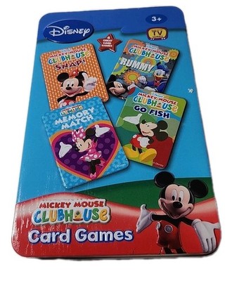 Mickey Mouse Clubhouse Go Fish Snap Memory Match & Rummy Playhouse Disney Games