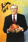 RON WOLF SIGNED GOAL LINE ART CARD~FOOTBALL HALL OF FAME~HOF AUTO~GB PACKERS