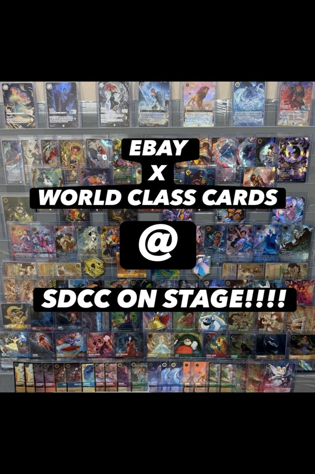 $1 Start Main Stage SDCC Lorcana!  Grails/Fabled/Iconics/Top Cut!