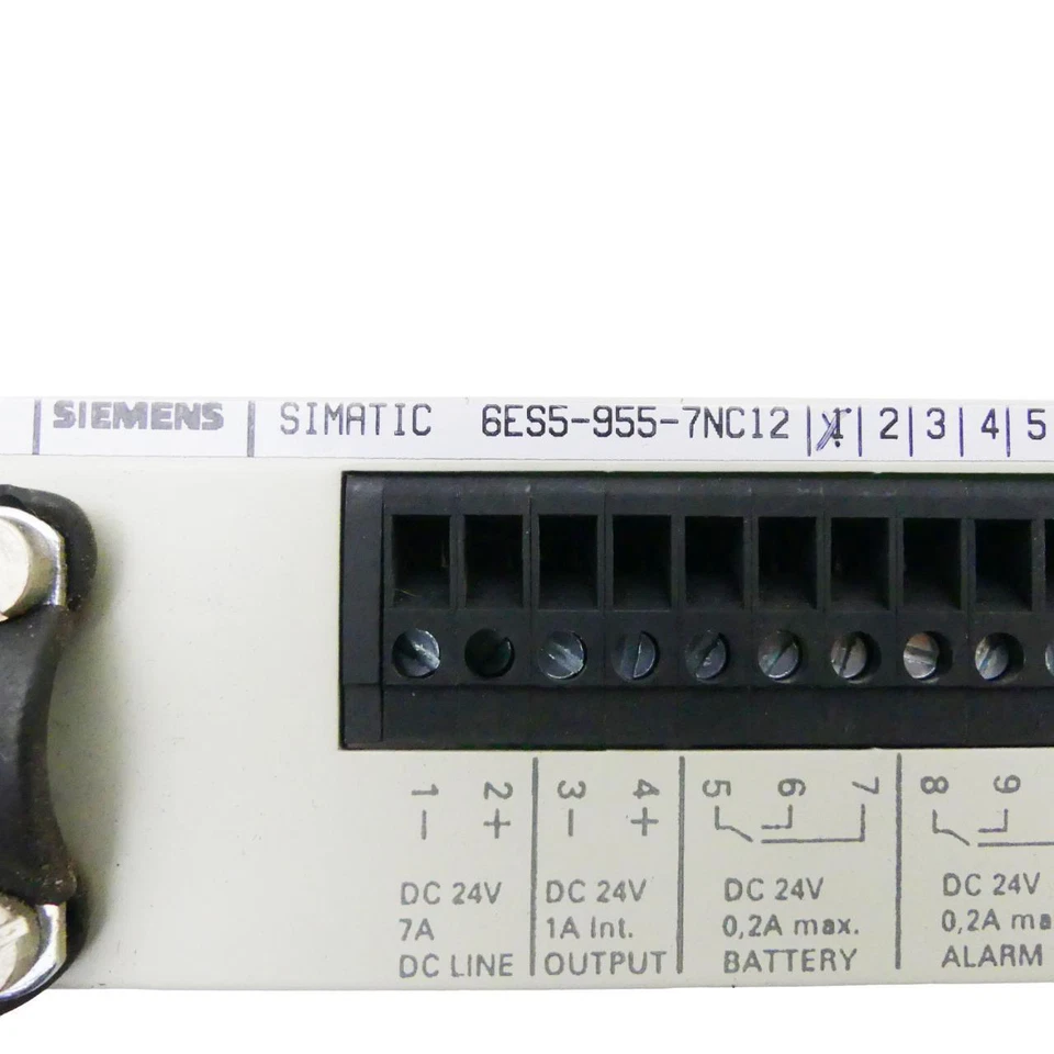 SIEMENS SIMATIC S5 6ES5955-7NC12 6ES5 955-7NC12 E-Stand: 1 -unused- - Bild 4 von 4