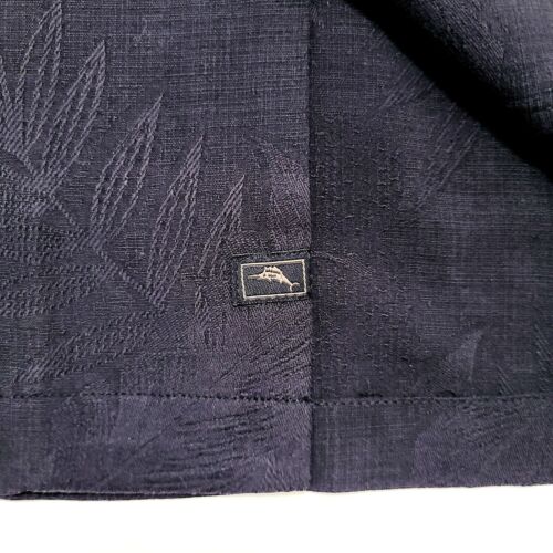 BRAND NEW Tommy Bahama Drinking Doubles Embroidered Black Silk Men XS Fast Ship - Picture 3 of 6