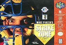 Mike Piazza's Strike Zone Nintendo 64 N64 Game Tested ++ WORKING!