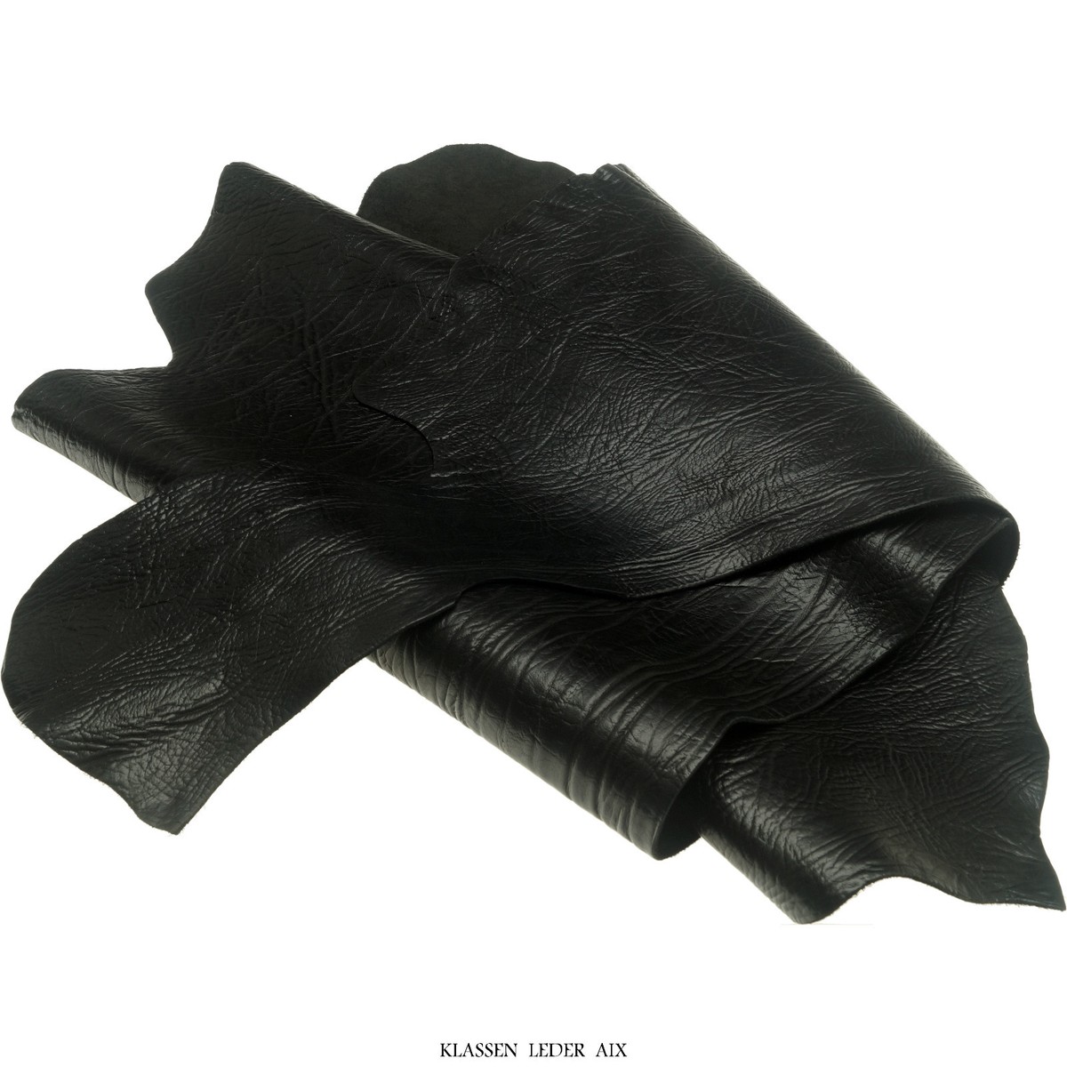 Rindleder Schwarz 1,2 Mm Dick A3 Stück Echt Leder LARP Black - Foto 8