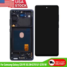 OLED Display Touch Screen Digitizer Frame For Samsung Galaxy S20 FE 5G G781 G780