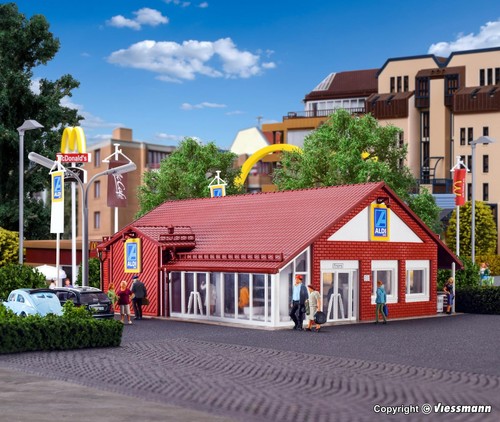 Vollmer Kit 43658 HO ALDI SUPERMARKT