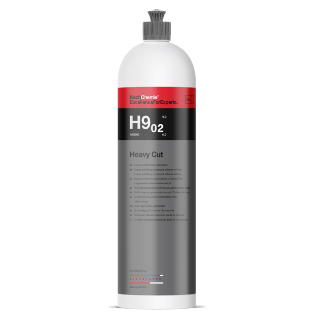 Koch Chemie H9.02 Heavy Cut Compound Silicone Free 1 Litre - IMPROVED FORMULA