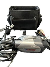 Sony HandyCam DCR-DVD105 Mini DVD Camcorder Nightshot 20x Optical Zoom - Tested