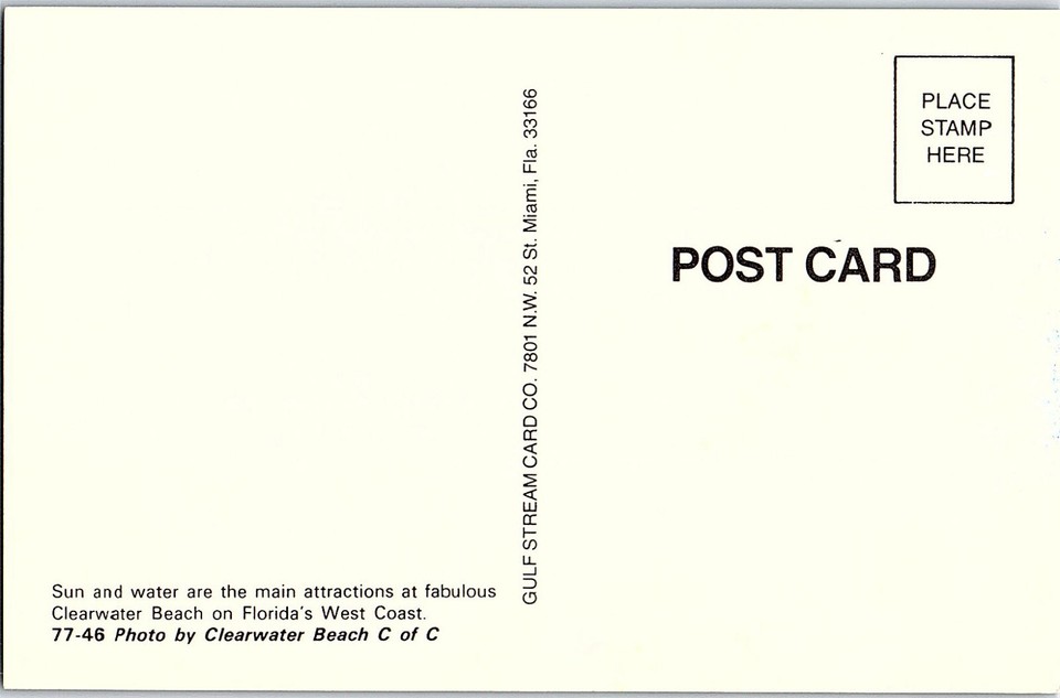 Chrome WATER SCENE Clearwater Beach Near Tampa Florida FL 10/11