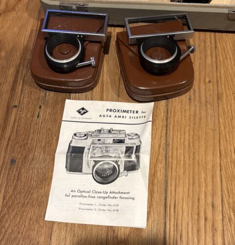 Agfa Ambi Silette analoge Sucherkamera 35 mm System Objektive Proximeter * GETESTET - Bild 20 von 24