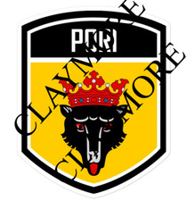 Pori Finland car sticker camper van Motorcycle truck
