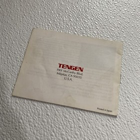 Pac-Man [Tengen Gray] NES Manual Only Original OEM