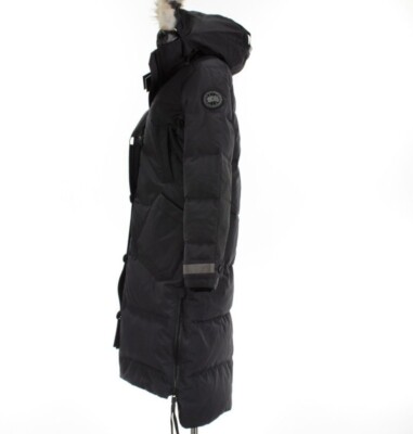 【カナダ直送!】  Black Label Aldridge Parka Canada Goose Aldridge Parka Size XS Marine Navy Black Label