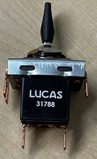 Genuine Lucas 3-Position Toggle Switch For Classic BSA, Norton, Triumph Motorcycles