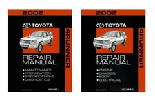 2002 Toyota 4-Runner Shop Service Repair Manual Book