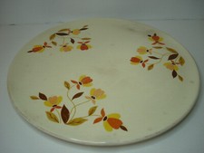 Hall China Autumn Leaf Pattern Cake Plate — listing 2