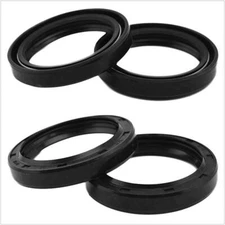 1 Set Protector Universal Motorcycle Front Fork Damper Shock Dust Oil Seal Kit 