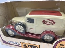 RARE 1932 Ford Panel Delivery Bank Super Valu 1st Edition Limited Ertl 1989 NIB
