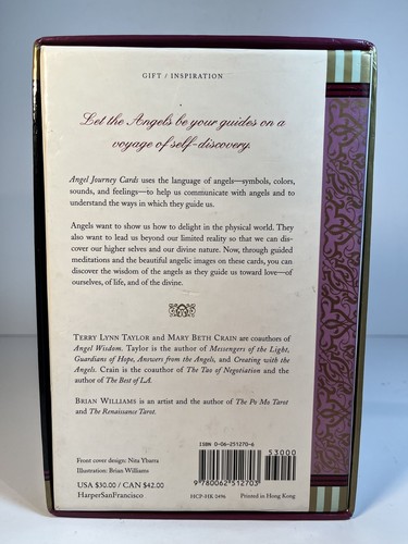 Angel Journey Oracle Cards 55 + book 1996 Therapy Tarot Harper by Brian Williams - Picture 10 of 12