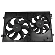 Radiator Condenser Cooling Fan Assembly For 2000-2006 Audi TT Quattro 1.8L l4
