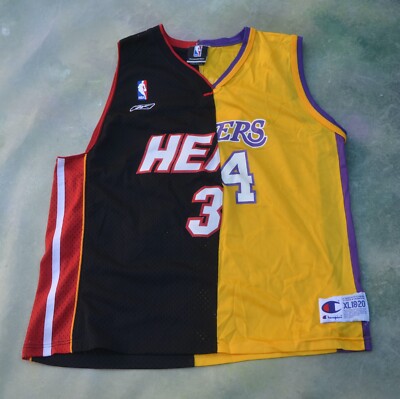 Miami Heat-Los Angeles Lakers Shaquille O'Neal #34 Double Team