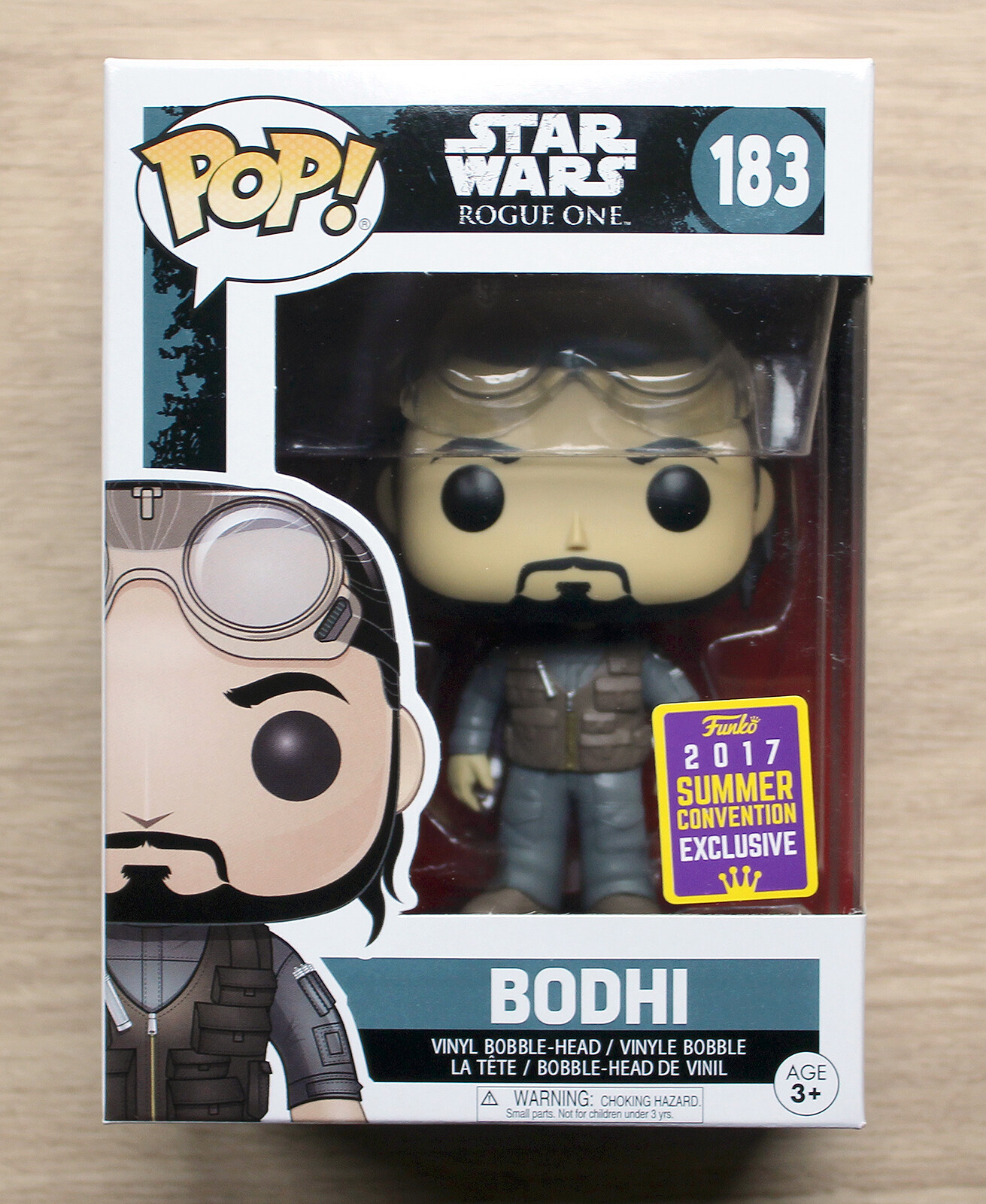 Funko Pop Star Wars Rogue One Bodhi Sdcc + Protector Gratuito