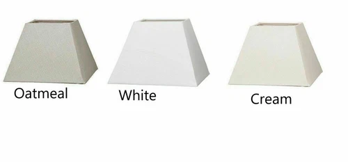 Dual Purpose Fabric  Square Ceiling Pendant Table Lamp Shades, Home Accessory